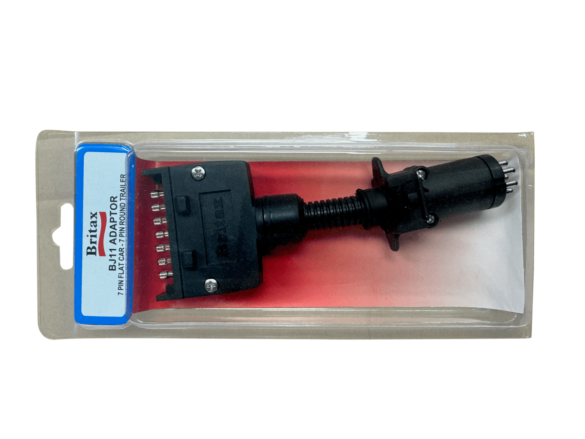 britax trailer plug Britax 7-Pin Flat to Round Trailer Adaptor – R&M Trailer Spares