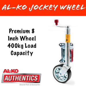 AL-KO 8 INCH PREMIUM Swing Up Jockey Wheel