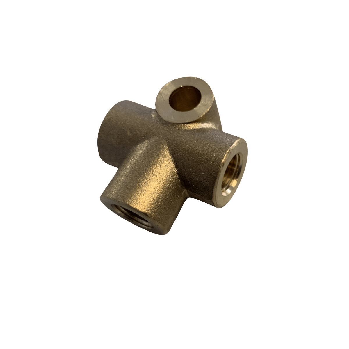 3/8 UNF X 24 Standard Female Brass Brake Pipe Nut - Fits 3/16" Pipe