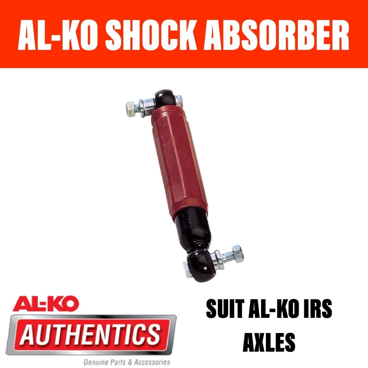 AL‑KO Octagon Shock Absorber (Red, 1.8 t/3.5 t) Precision Damping R