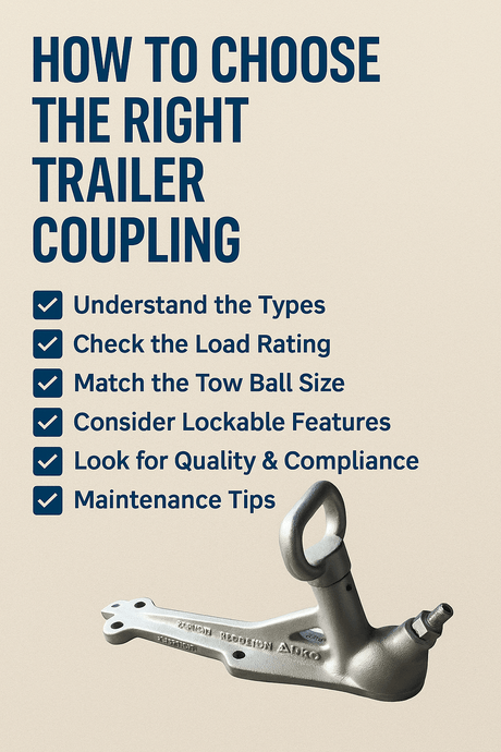 How to Choose the Right Trailer Coupling | Trailer Spares Online