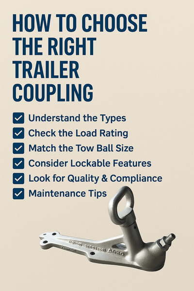 How to Choose the Right Trailer Coupling | Trailer Spares Online