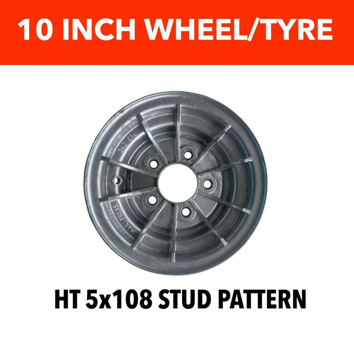 10 Inch Alloy HT Wheel - R&M Trailer SparesW10HT4AC