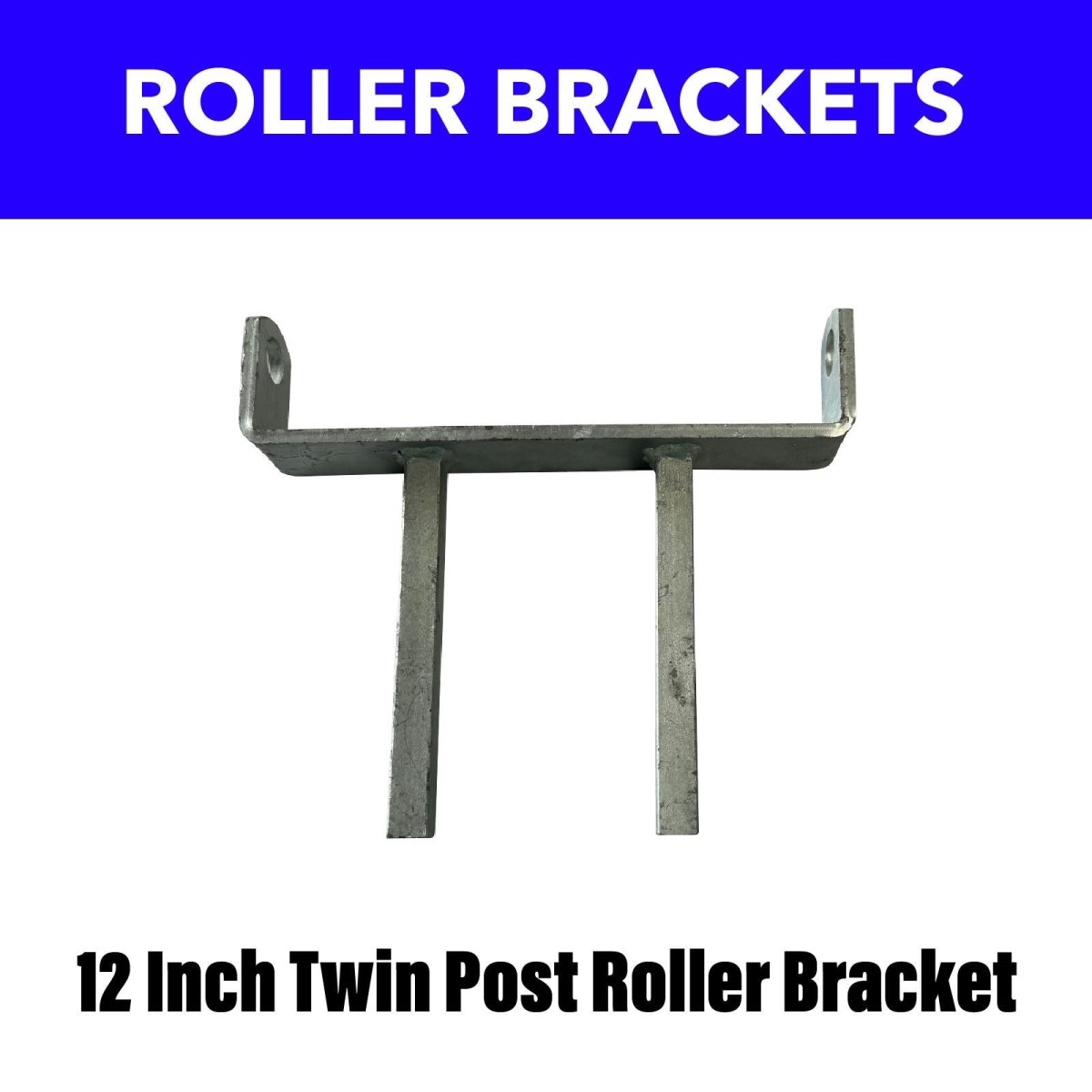 12 Inch Twin Stem Roller Bracket - R&M Trailer Spares92054
