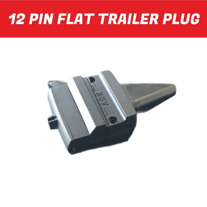 12 Pin Flat Trailer Plug - R&M Trailer SparesFPB12