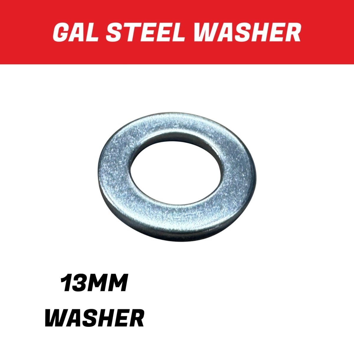13mm GAL Washer - R&M Trailer SparesFW13G