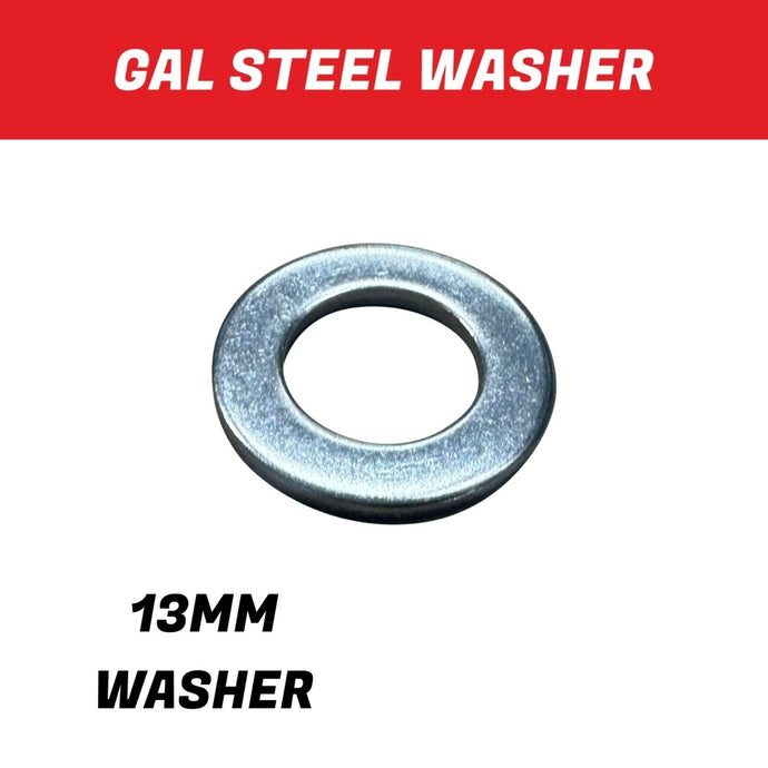 13mm GAL Washer - R&M Trailer SparesFW13G