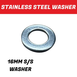 16mm Stainless Steel Washer - R&M Trailer SparesFW16SS
