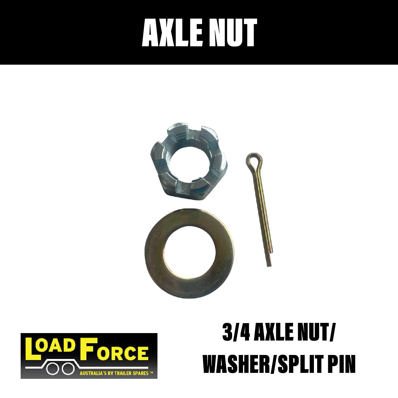 Loadforce 3/4 Axle Nut Kit