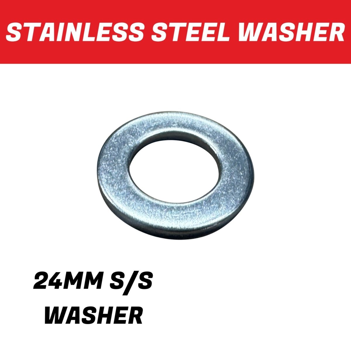 24mm Stainless Steel Washer - R&M Trailer SparesFW24SS
