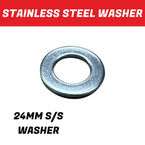 24mm Stainless Steel Washer - R&M Trailer SparesFW24SS
