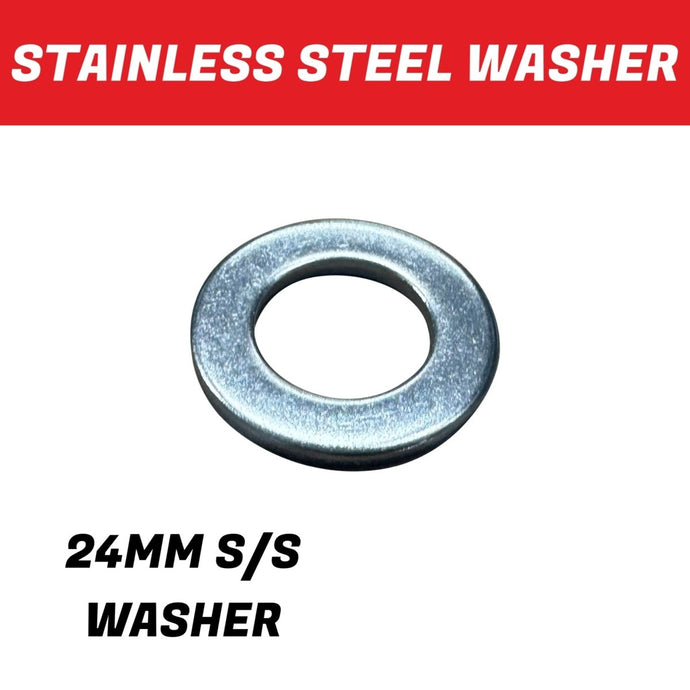 24mm Stainless Steel Washer - R&M Trailer SparesFW24SS