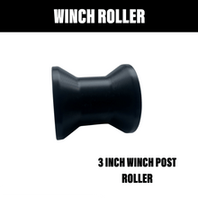 Load image into Gallery viewer, 3 INCH BLACK NYLON Winch Post Roller - R&amp;M Trailer SparesMPQBRB