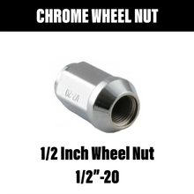 Load image into Gallery viewer, 1/2 Chrome Wheel Nut