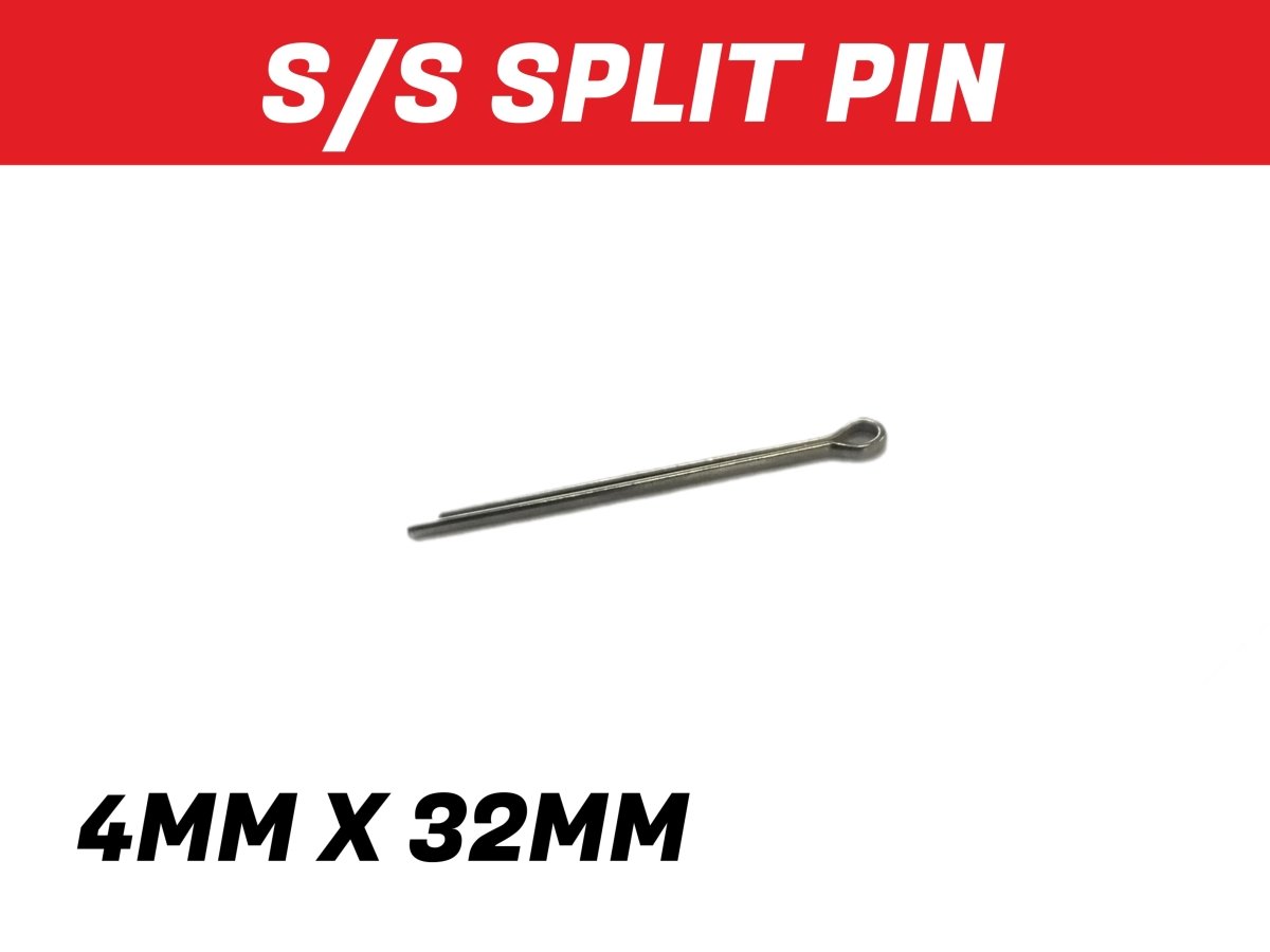 4.00mm x 32mm Split Pin S/S - R&M Trailer Spares92904 - B