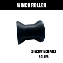 Load image into Gallery viewer, 3 INCH BLACK NYLON Winch Post Roller