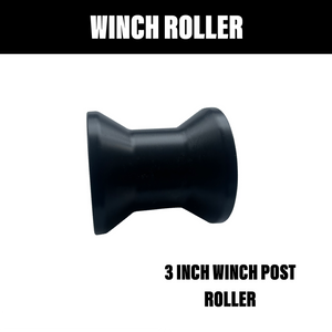 3 INCH BLACK NYLON Winch Post Roller
