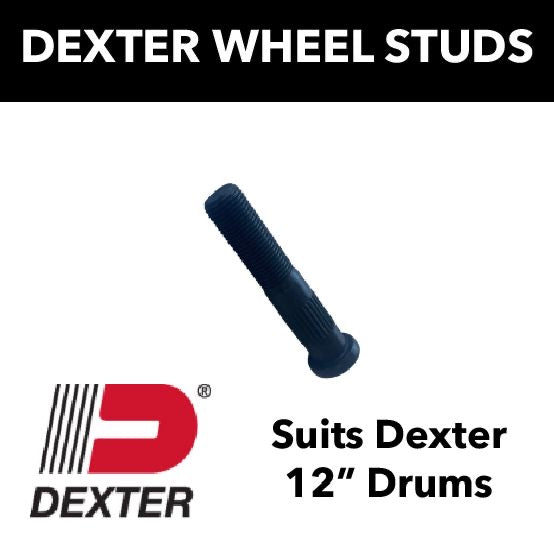 DEXTER 12 INCH DRUM WHEEL STUD (Single Stud)