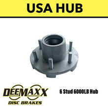 Load image into Gallery viewer, DEEMAXX 6 STUD HUB SUIT DEXTER 6000LB Bearings