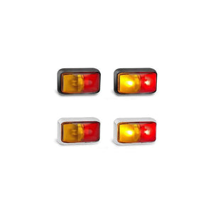 LED AUTOLAMPS 58 SERIES AMBER/RED LED Clearance Light