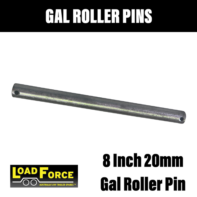 Roller Pin 20x240mm Galvanised Suit 8 Inch Rollers
