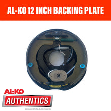 Load image into Gallery viewer, AL-KO 12 Inch Electric Brake Backing Plate