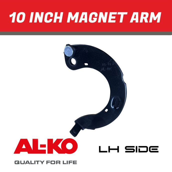 AL - KO 10 Inch Backing Plate Magnet Arm LHS - R&M Trailer Spares339114