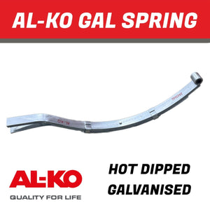 AL - KO 4 Leaf Galvanised Eye Slipper Spring – 765mm - R&M Trailer Spares584564G