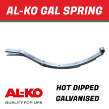 Load image into Gallery viewer, AL - KO 4 Leaf Galvanised Eye Slipper Spring – 765mm - R&amp;M Trailer Spares584564G