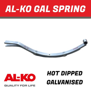 AL - KO 4 Leaf Galvanised Eye Slipper Spring – 765mm - R&M Trailer Spares584564G