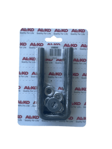 AL - KO 40mm x 125mm Square U - Bolt Kit - R&M Trailer Spares598040