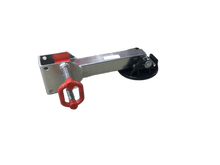 Load image into Gallery viewer, AL-KO 513mm Drop-Down Corner Steady with Big Foot – P/N 654851 - R&amp;M Trailer Spares654851