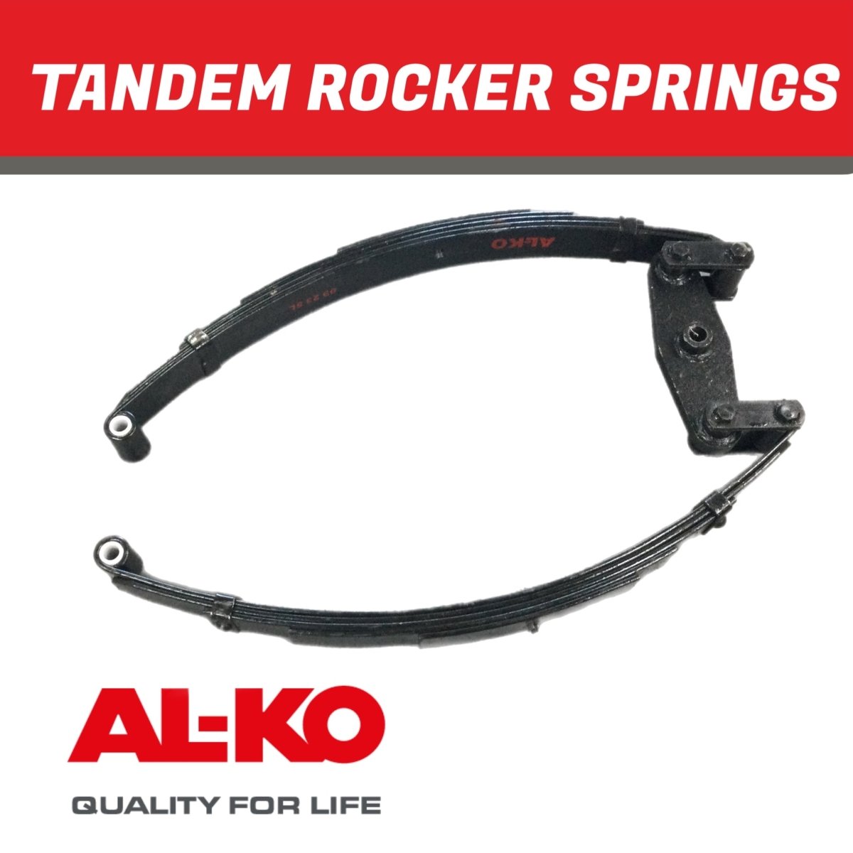 Trailer Transfer Rocker Spring AL-KO 5-Leaf Tandem Rocker Spring Set – 2000 kg Pair (One Side) – R&M ...