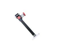 Load image into Gallery viewer, AL-KO 740mm Drop-Down Corner Steady – Black E-Coat with Aluminium Foot - R&amp;M Trailer Spares8654874ALJB