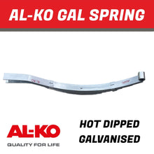 Load image into Gallery viewer, AL - KO 9 Leaf Galvanised Eye Slipper Spring – 765mm - R&amp;M Trailer Spares584569G