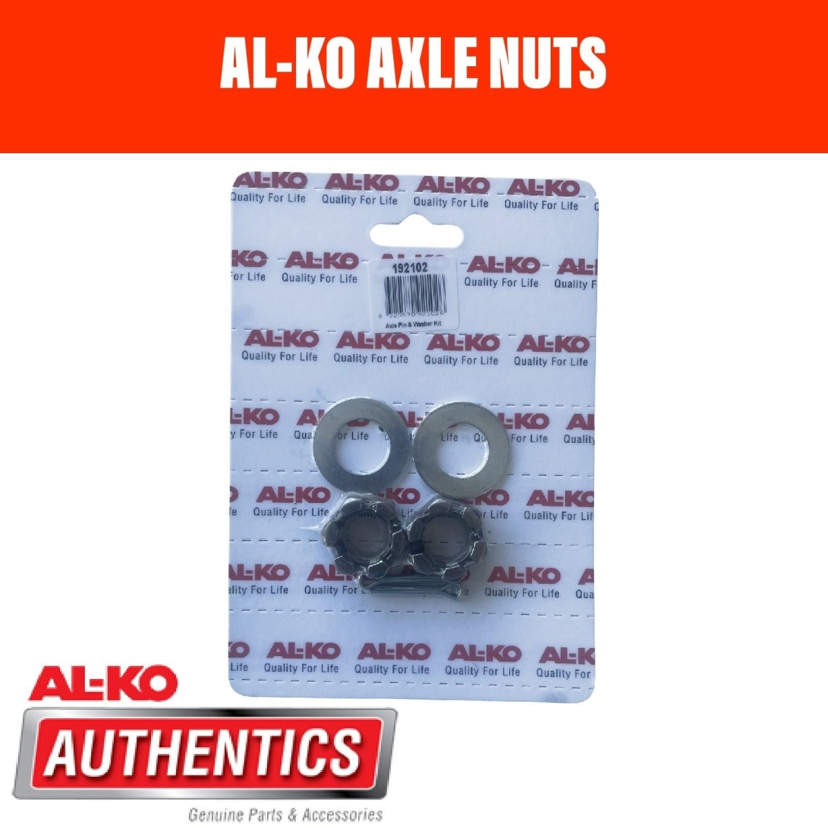 AL - KO Axle Nut Kit - R&M Trailer Spares192102