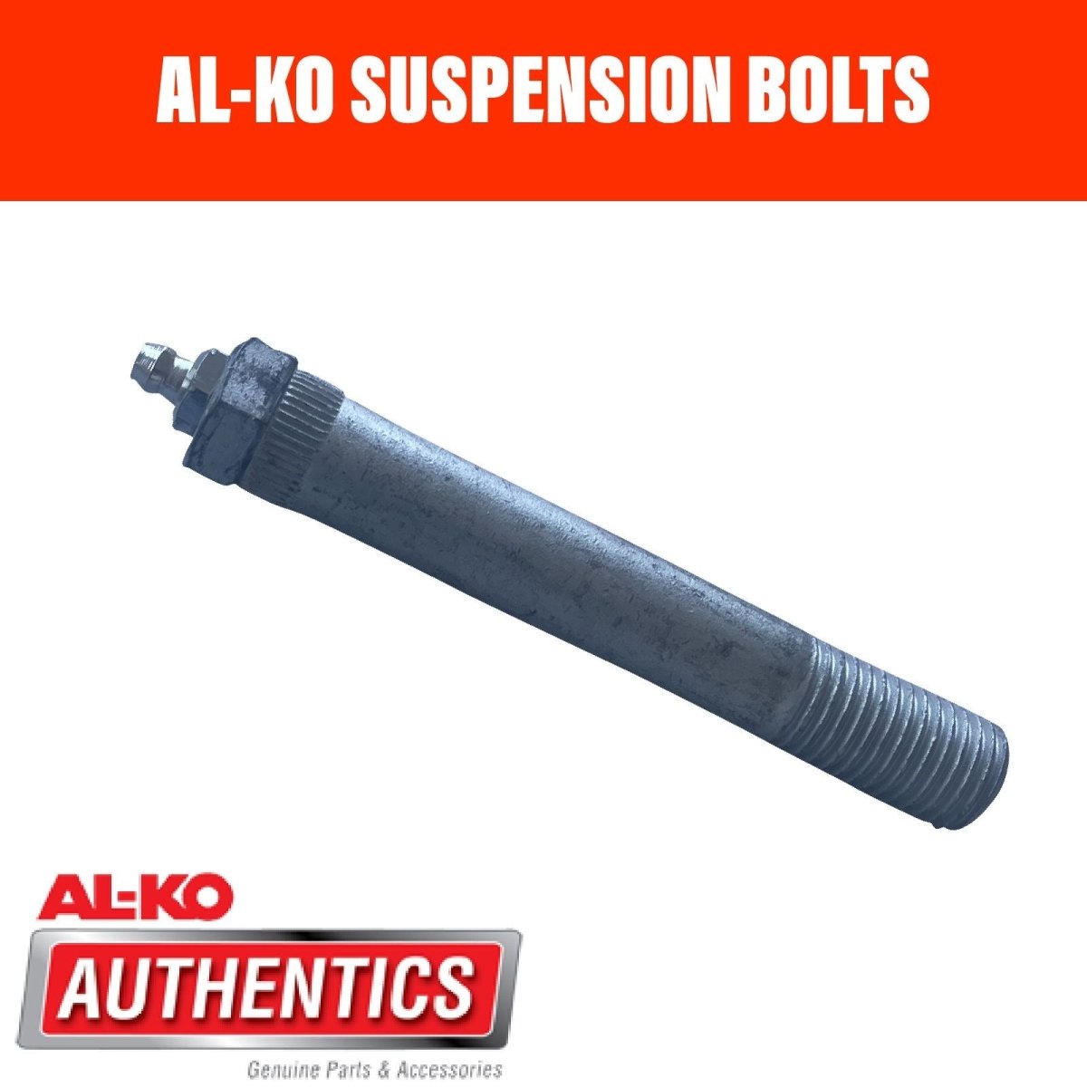 AL - KO M16 Outback Shackle Bolt Zinc Plated Greaseable - R&M Trailer Spares590632ZN