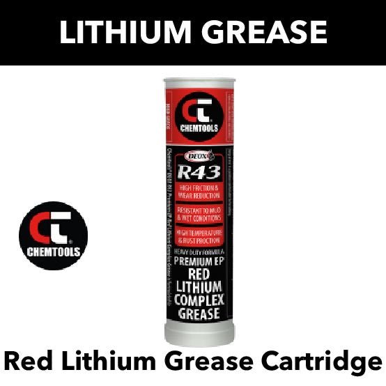 Chemtools R43 Red Lithium Grease 450G - R&M Trailer SparesCT - R43 - 450G