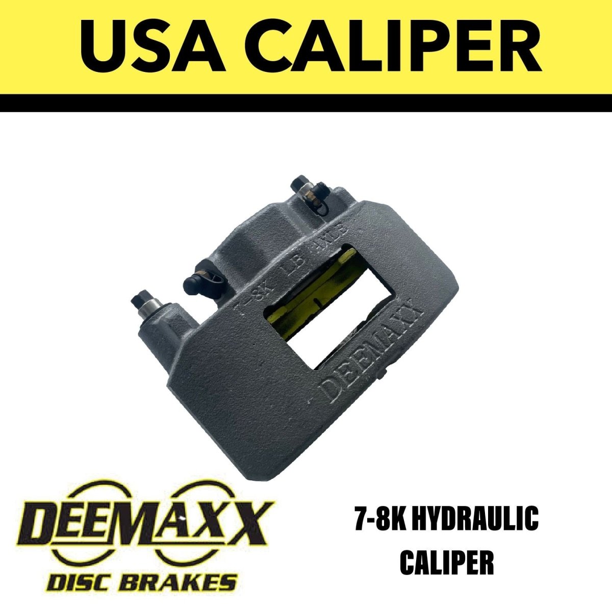 DEEMAXX 7K DACROMET Hydraulic Trailer Brake Caliper - R&M Trailer SparesCALP - 7 - 8K - MAXX