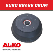 Load image into Gallery viewer, Euro Brake Drum 200mm Drilled with Bearing 5x112 - R&amp;M Trailer Spares91932113