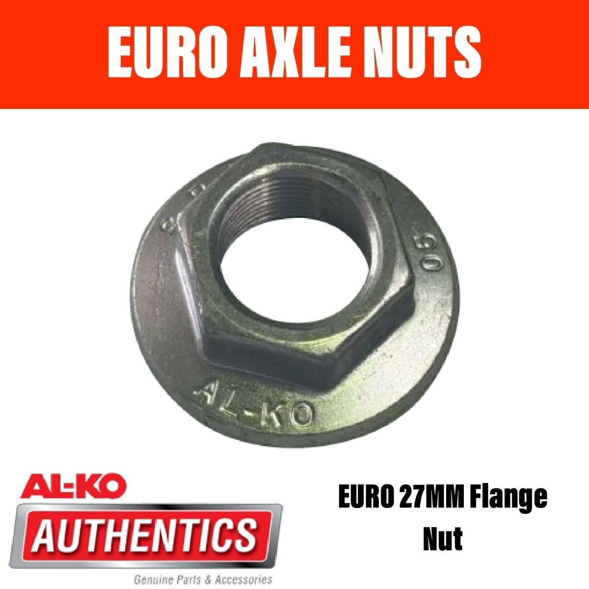 Flange Nut M27 European Spare Part - R&M Trailer Spares99582506