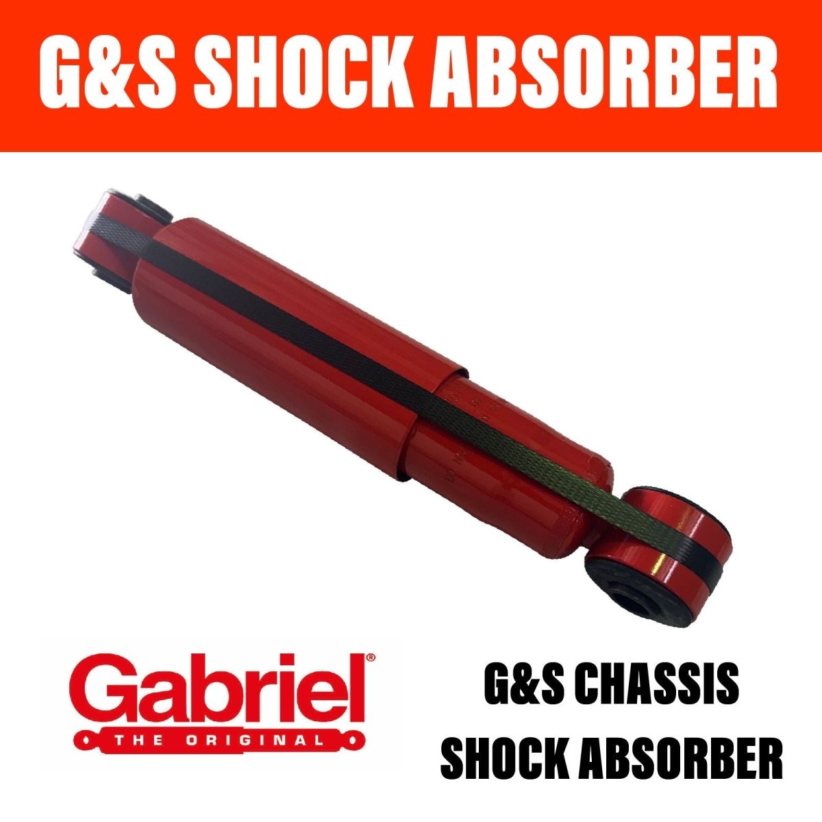 Gabriel Orange Shock Absorber Suit G&S Control Rider - R&M Trailer Spares8BL54002