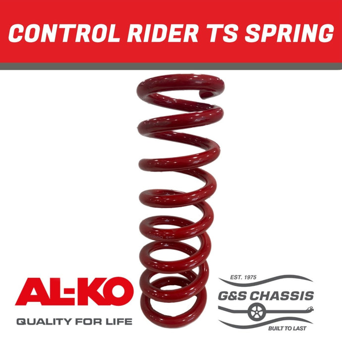 GNS Control Rider TS Red Coil Spring 19MM x 375MM - R&M Trailer Spares8SPG1001