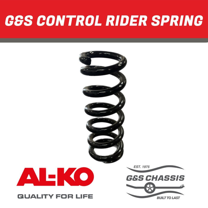 G&S Control Rider Black Coil Spring 19MM X 355MM - R&M Trailer Spares8JS10004