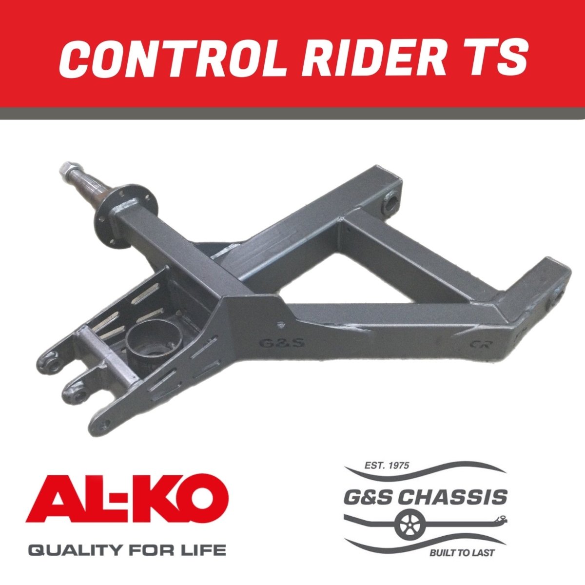 G&S Control Rider TS Trailing Arm | Dexter Profile – R&M Trailer Spares