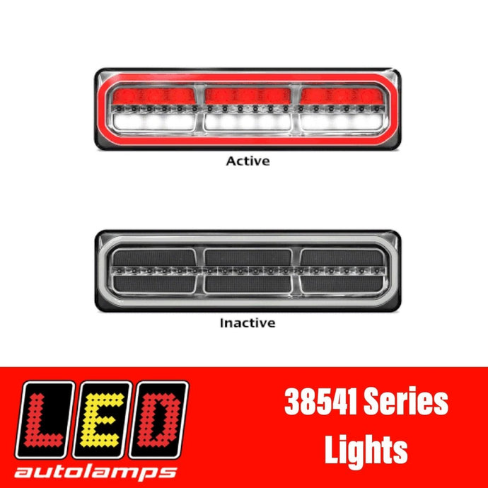 LED AUTOLAMPS 38541ARWM - 2 MAXILAMP Sequential Indicator LED Taillights - R&M Trailer Spares38541ARWM - 2