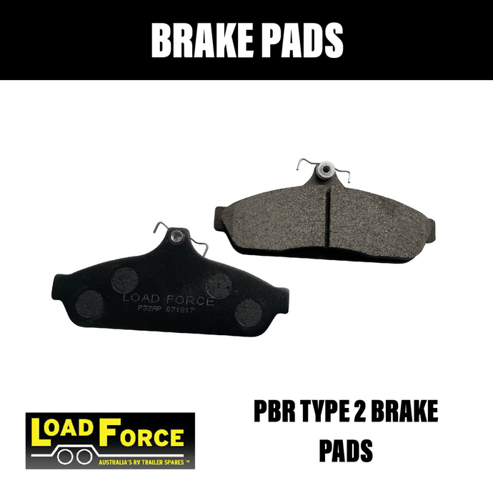 Loadforce PBR Type 2 Brake Pads - R&M Trailer SparesDPPBR2