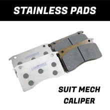 Load image into Gallery viewer, LoadForce Stainless Steel Disc Brake Pads – Suits TA100 &amp; TA200 Calipers (Set of 4) - R&amp;M Trailer SparesDPT-SS