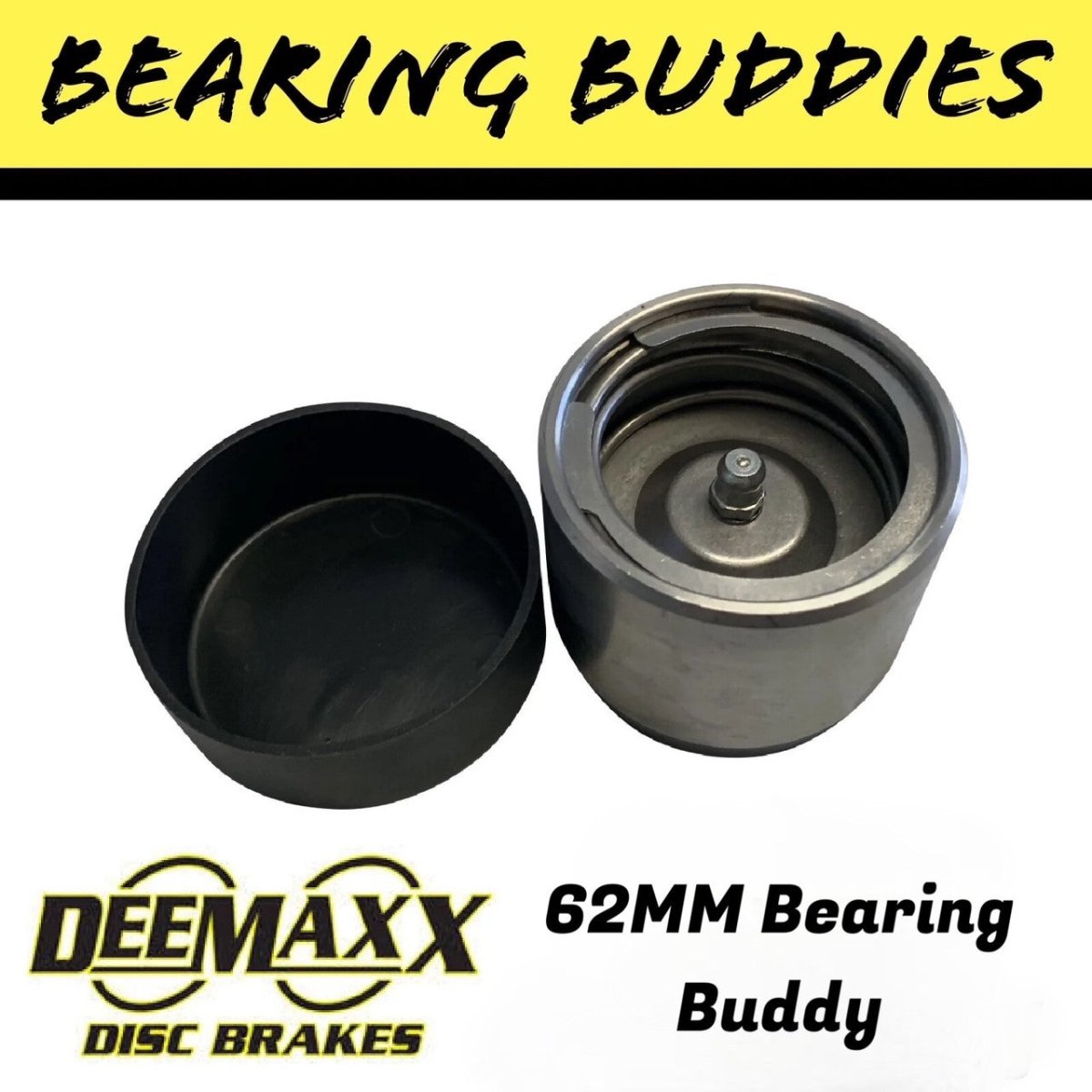 STAINLESS STEEL Bearing Buddy Suit 62MM Hub - R&M Trailer SparesBP - 62 - DX