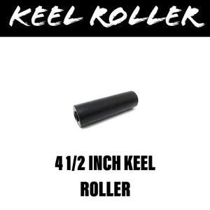 4 1/2 INCH BLACK RUBBER Flat Bilge Centre Roller
